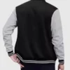 Black And Grey Bomber Jacket