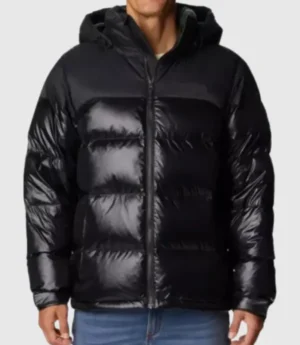 Men Black Puffer Jacket