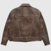 Mutimer Brown Biker Leather Jacket