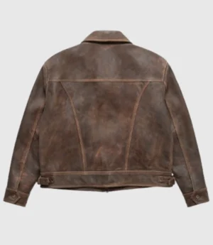 Mutimer Brown Biker Leather Jacket