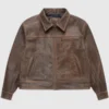 Mutimer Brown Leather Jacket