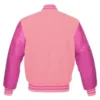 Womens Pink Bomber Jacket (1)