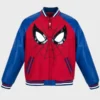 90s Spider Man Varsity Jacket