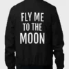 Artemis Fly Me to the Moon Bomber Black Jacket