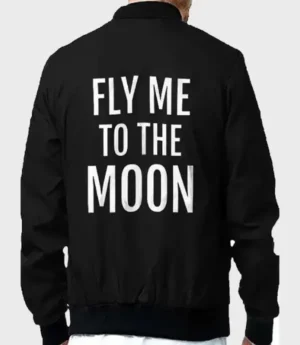 Artemis Fly Me to the Moon Bomber Black Jacket