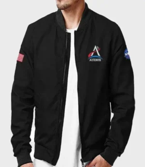 Artemis Fly Me to the Moon Bomber Jacket