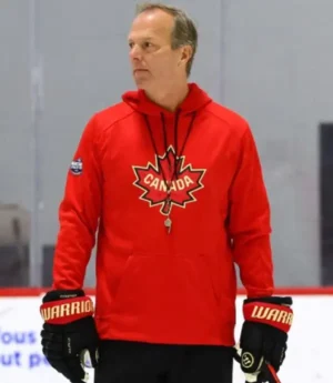 Canada Jon Cooper 2025 Pullover Red Hoodie