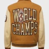 Homme Femme World Champs Brown Varsity Jacket