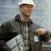 Jason Statham A Working Man 2025 Levon Cade Grey Cotton Jacket