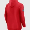 Mens Fanatics Athletic Red Canada 2025 Face Pro Pullover Fleece Hoodie