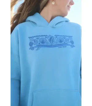 Miss Diana Women’s Oversized Blue Hoodie