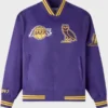 NBA Los Angeles Lakers Satin Varsity Jacket