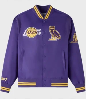 NBA Los Angeles Lakers Satin Varsity Jacket