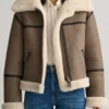 NYC Brown Shearling Jacket