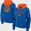 New York Knicks Boxy Pullover Hoodie Blue