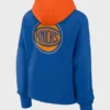 New York Knicks Deep Royal Post Up Boxy Pullover Hoodie