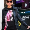 Paris Hilton Infinite Icon Black Leather Jacket