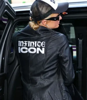 Paris Hilton Infinite Icon Leather Jacket