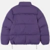 Purple Stussy Puffer Jacket