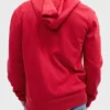 Red Gap Fleece Hoodie