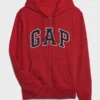 Red Gap Logo Zip Hoodie Unisex