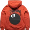 Unisex 8 Ball Red Hoodie