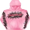 Unisex Pink Brainwashed Without Brain Hoodie