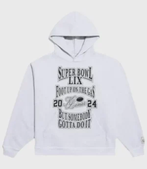 Super Bowl LIX Foot Up On The Gas Hoodie